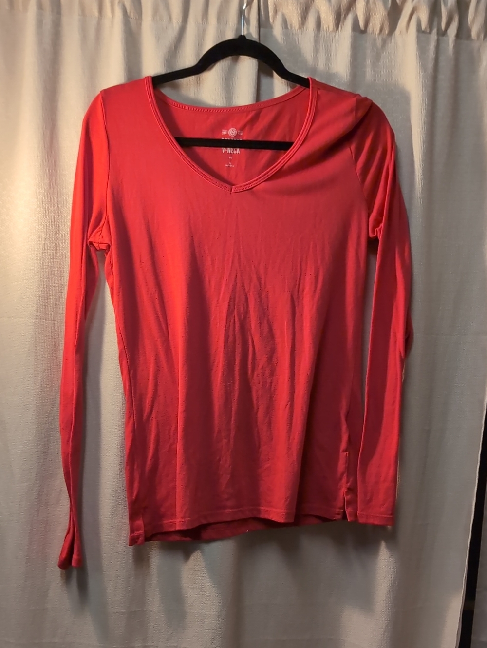 SO | Long Sleeve Perfect V-Neck T-Shirt Top